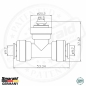 Preview: T-Fitting Adapter Connector 3/8" – 1/4" – 3/8" draw
