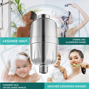 Фильтр для душа антивозрастной - универсальный, изумрудный - области применения