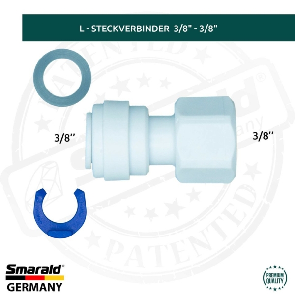 Connector 3/8" - 3/8" IG