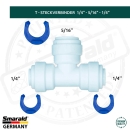 T -Fitting Adapter Connector 1/4 