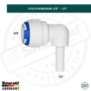 L -Fitting Adapter Connector 3/8