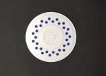 smarald® Noppenduschplatte mit Kalkschutz-Funktion blau front