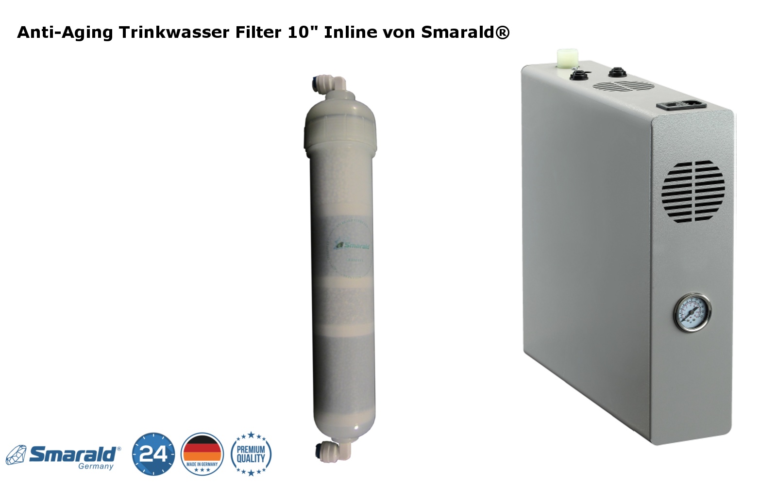 Anti-Aging Trinkwasser Filter 10 inline Smarald®