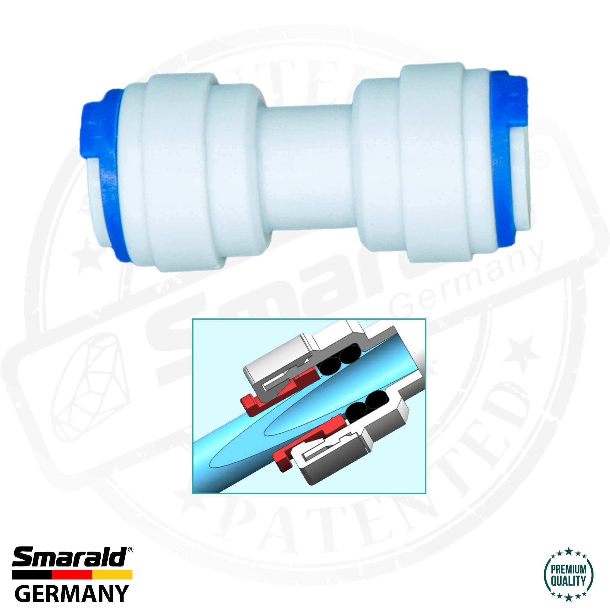 Gerader Steckverbinder Quick&Easy