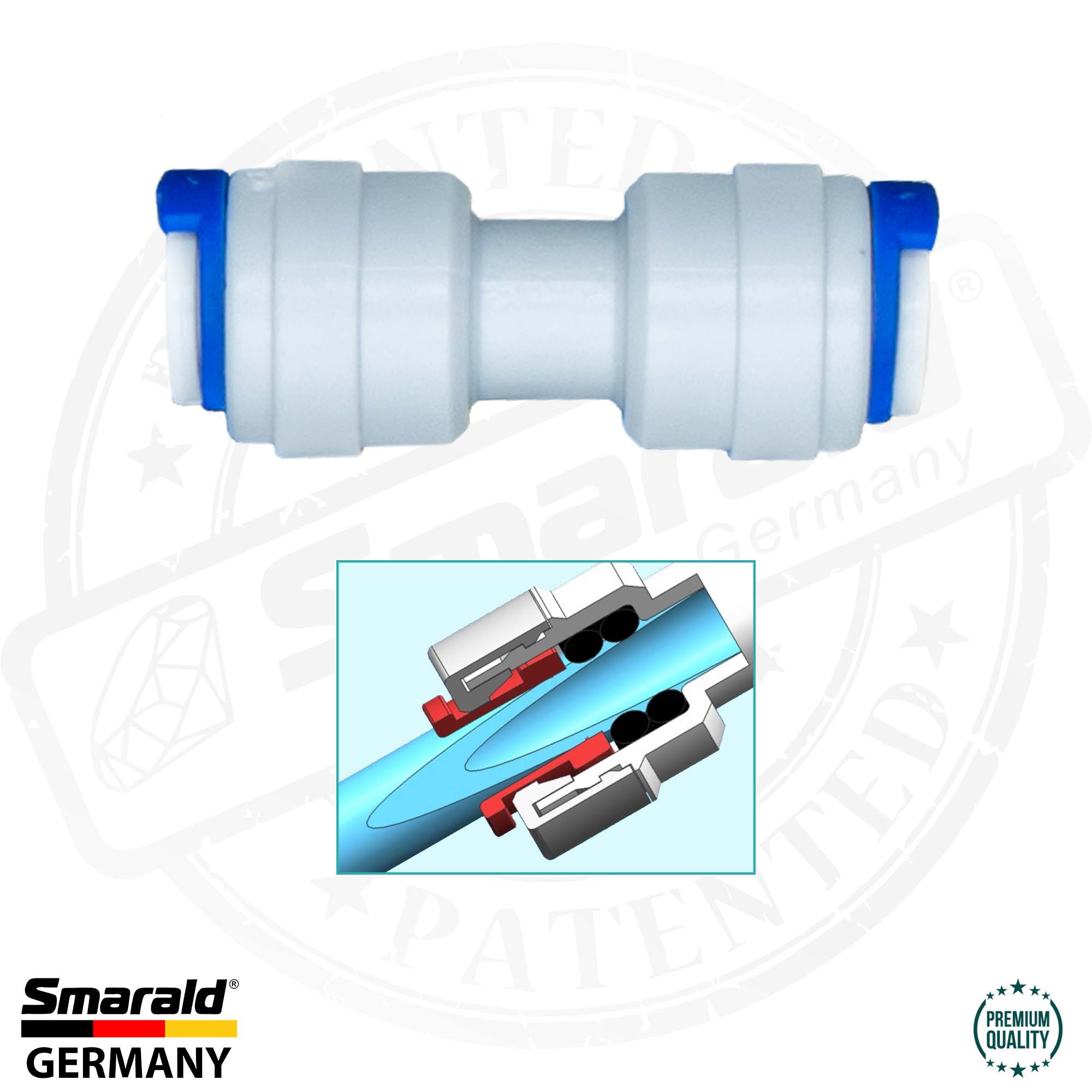 Gerader Steckverbinder Quick&Easy