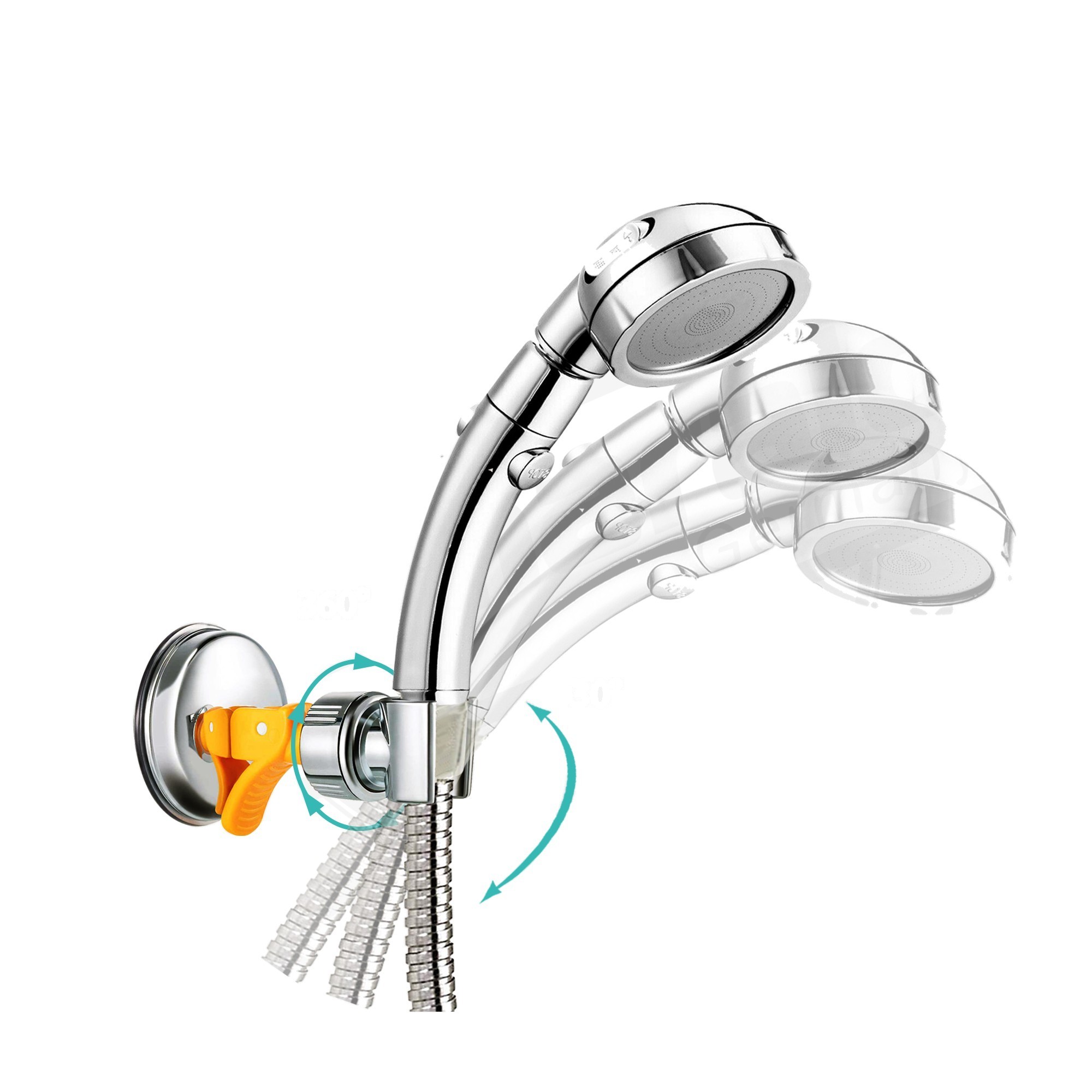 Smarald® Handbrausehalterung mit Saugnapf, 360° drehbar