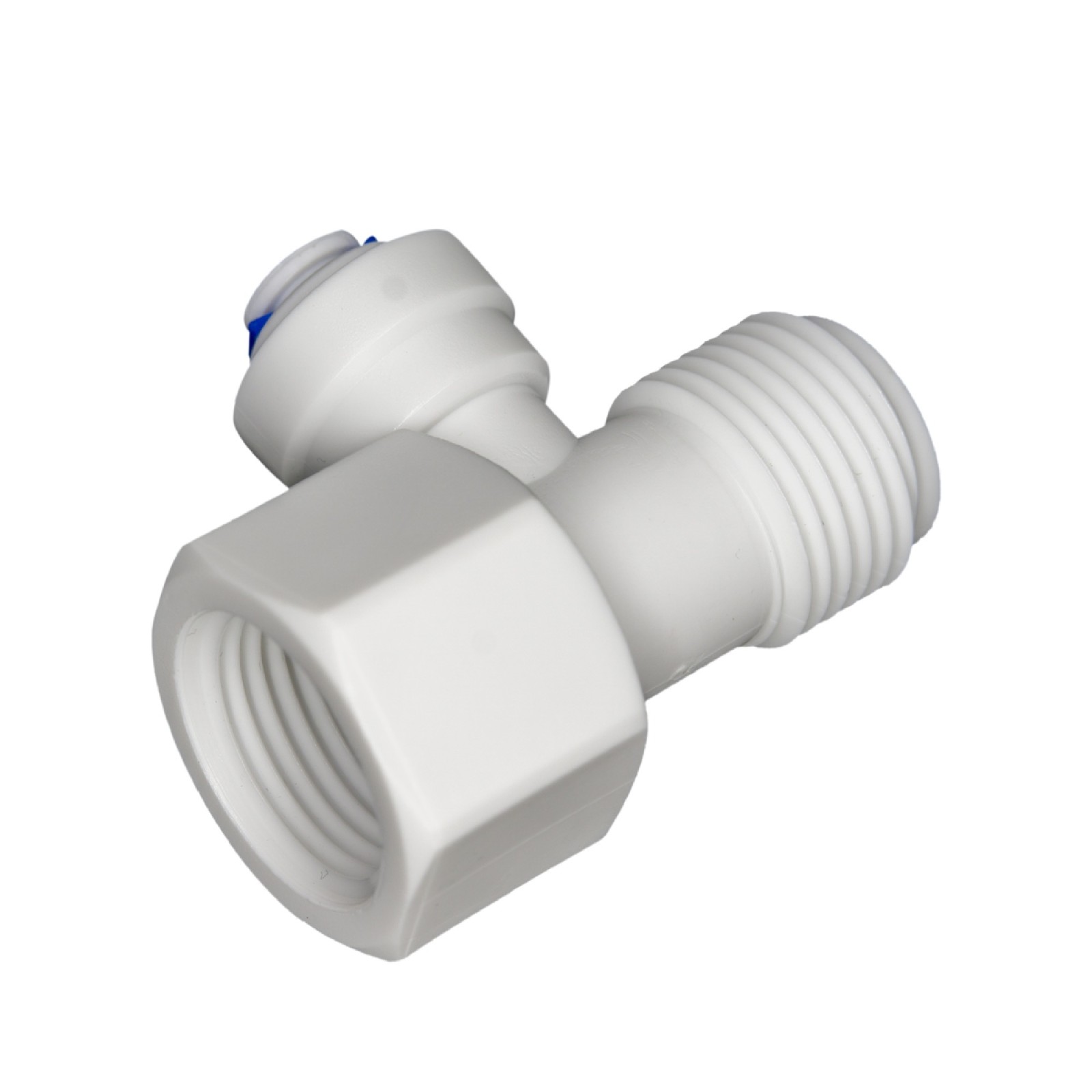 3-Wege-Adapter 1/2" mit Steckanschluss für Osmoseanlagen