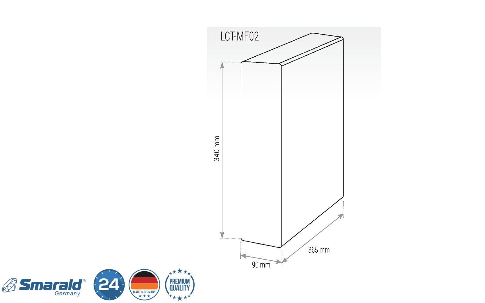 3-Stufen Trinkwasserfilteranlage (Ultrafiltration) von Smarald® für Zuhause und Gewerbe