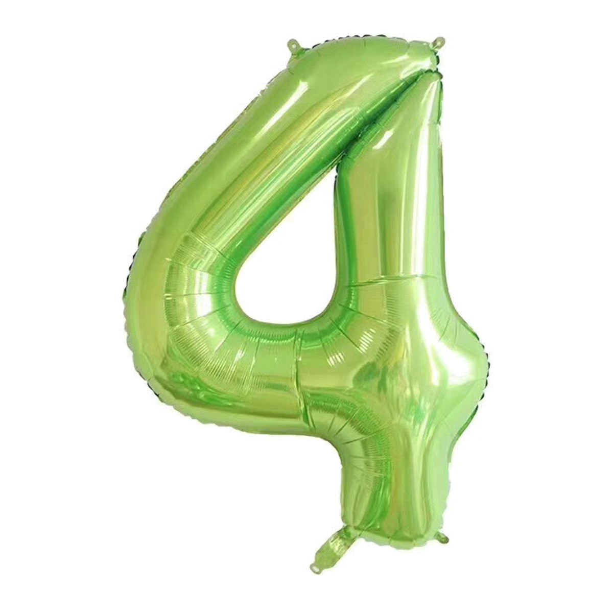 Folienballon Zahl 0–9, grün, XXL 90 cm