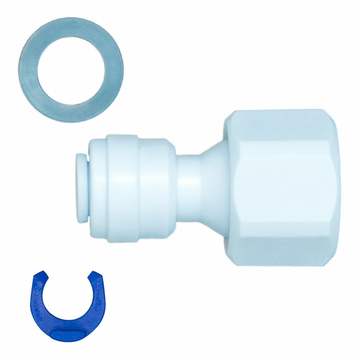 Steckverbinder Schlauch 1/4" Quick&Easy x 1/2" IG für Umkehrosmose Wasserfilter Aquarium