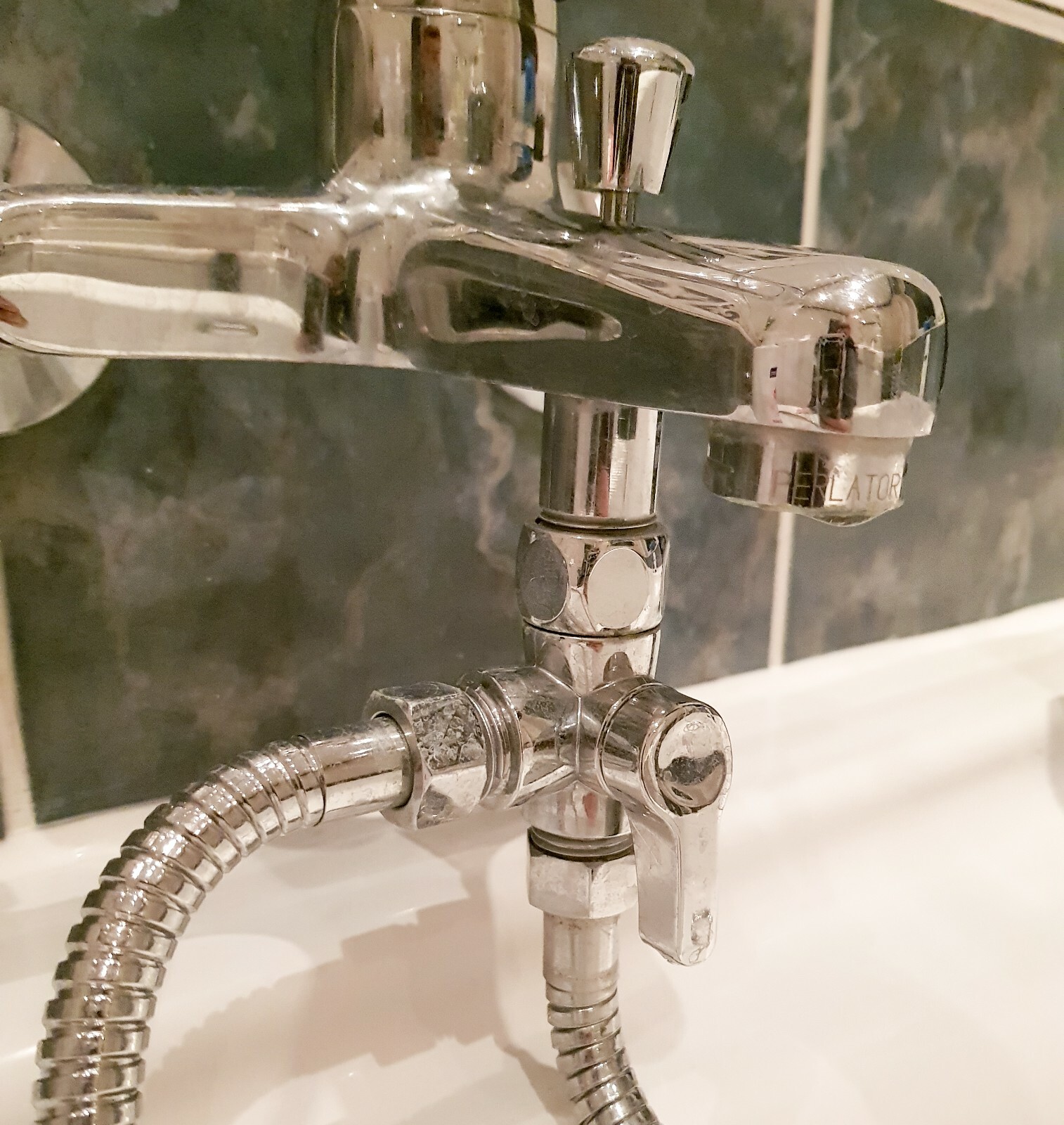 Bidet-Handbrause mit Hebel, Halter & Schlauch – Set