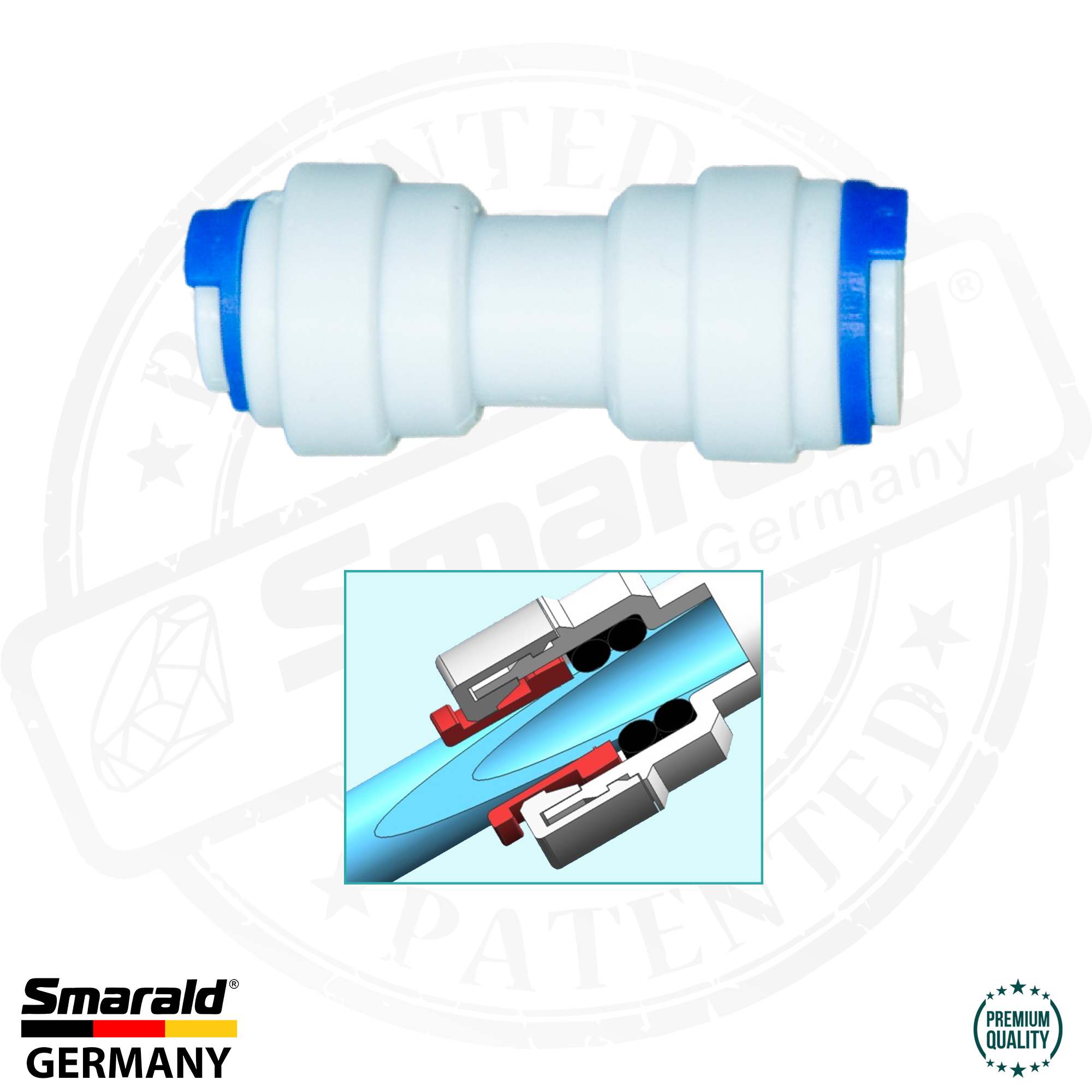 Straight connector Quick&Easy
