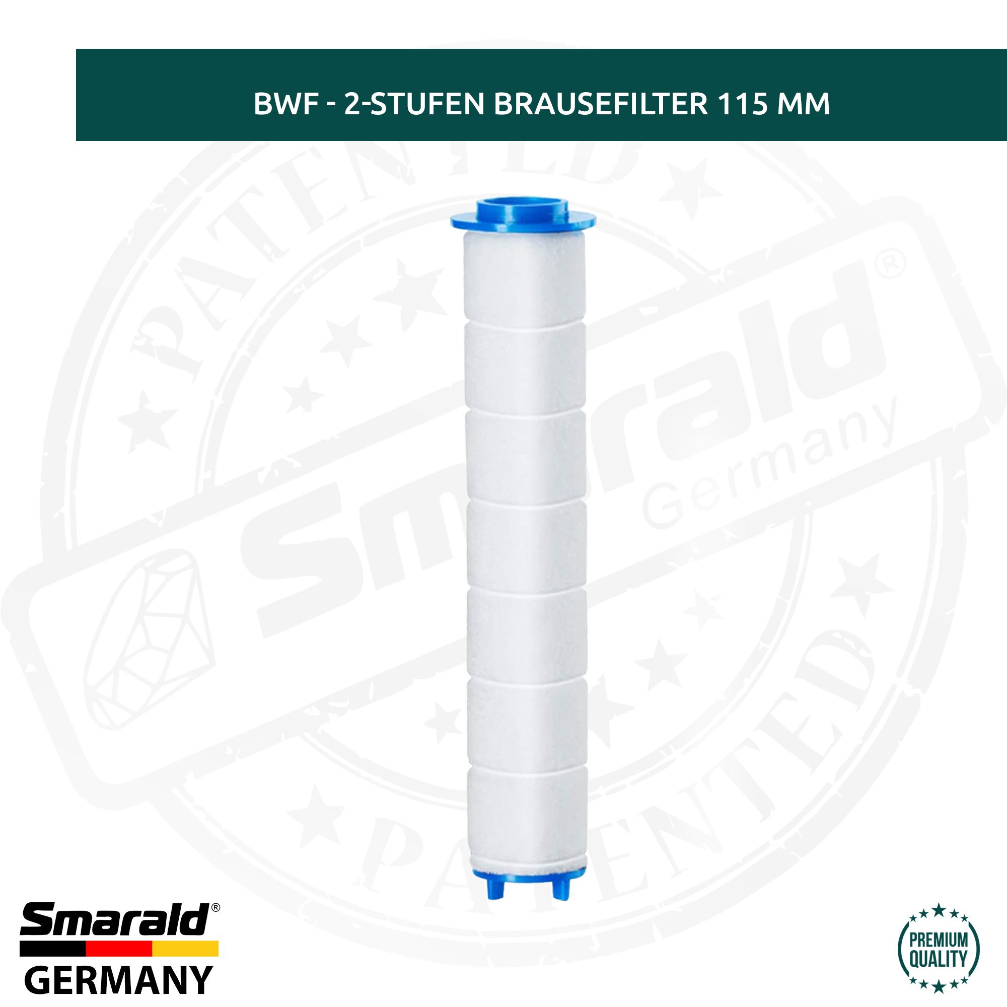 2-Stufen Brausefilter 115 mm, Ø 24 mm