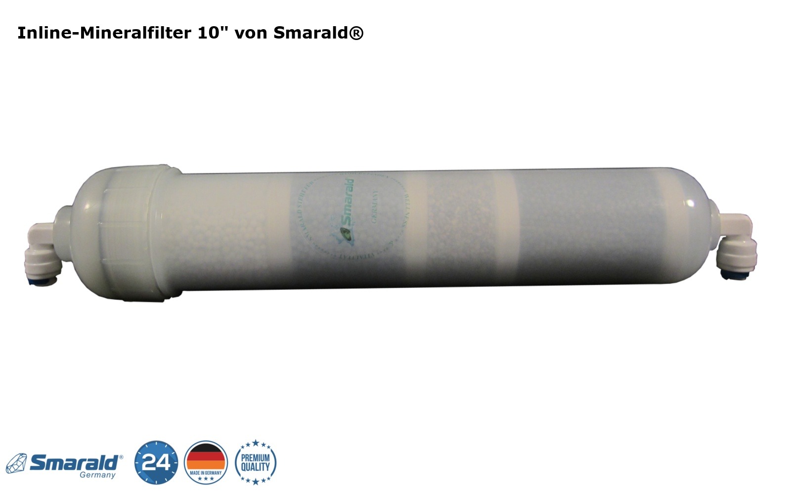 Inline-Mineralfilter 10" für Umkehrosmoseanlagen und Kühlschränke von Smarald®