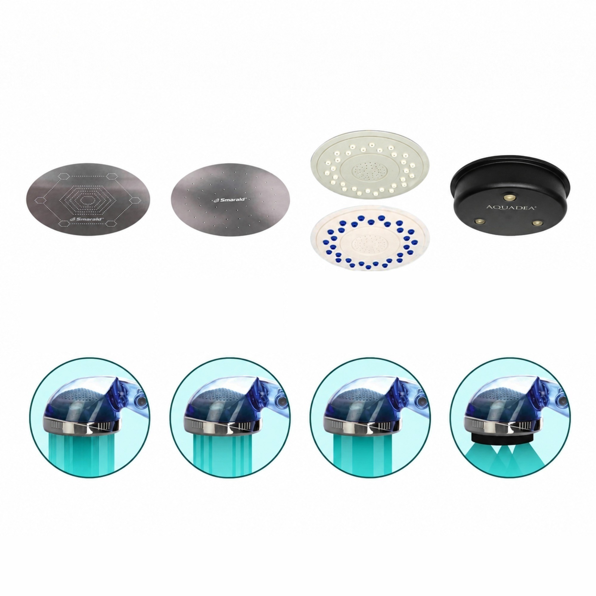 Smarald® Wellnessbrause mit 3-stufigem Mineralfilter