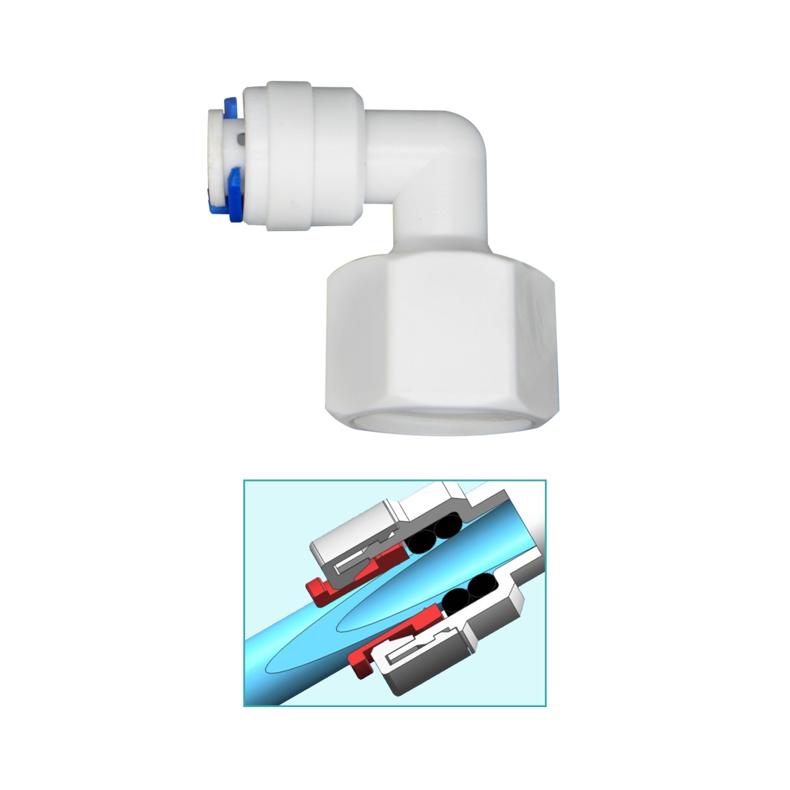 L-Steckverbinder Quick&Easy (Winkel 90°)