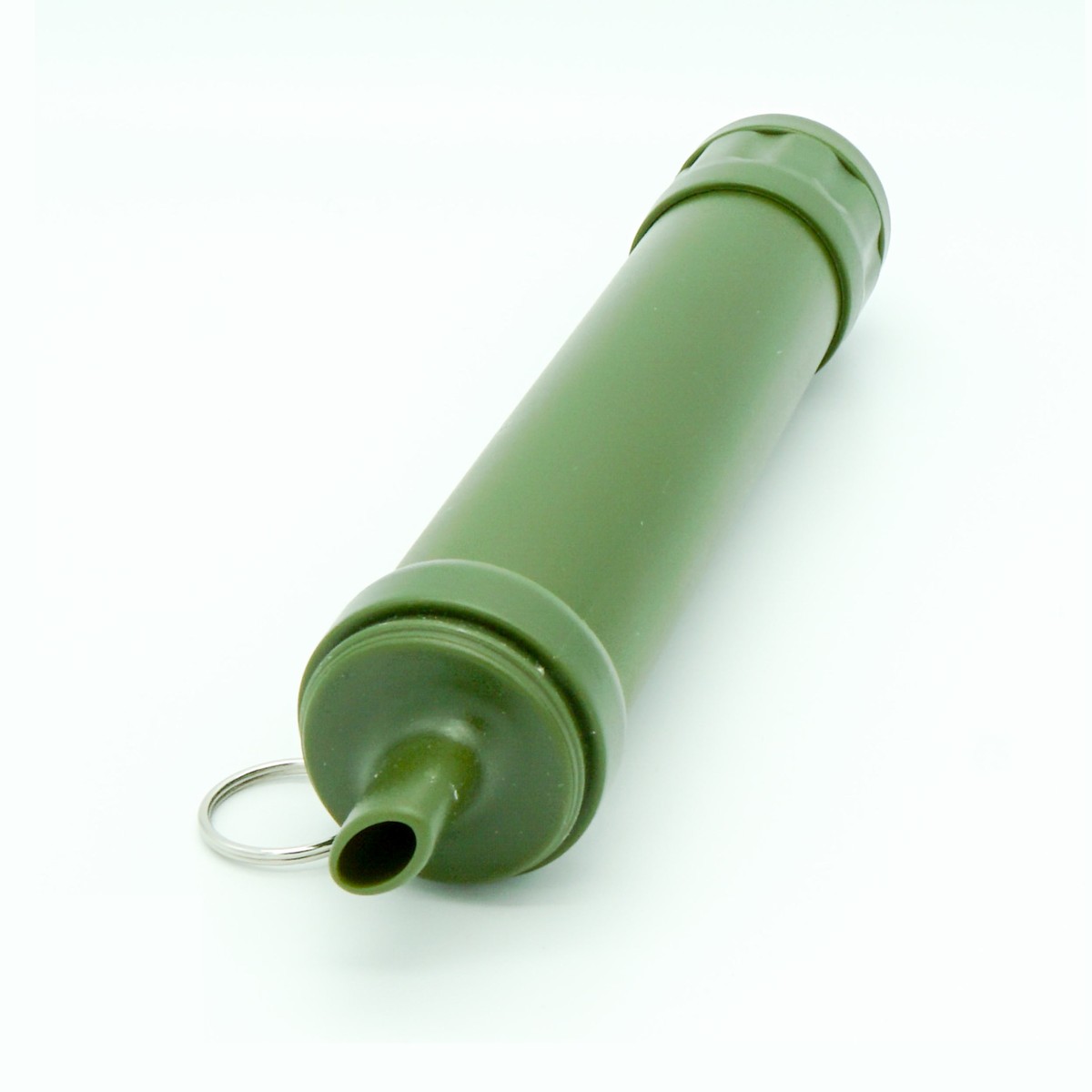 Outdoor-Wasserfilter Trinkhalm mit 0,1 µm Membran, Kompass und Pfeife