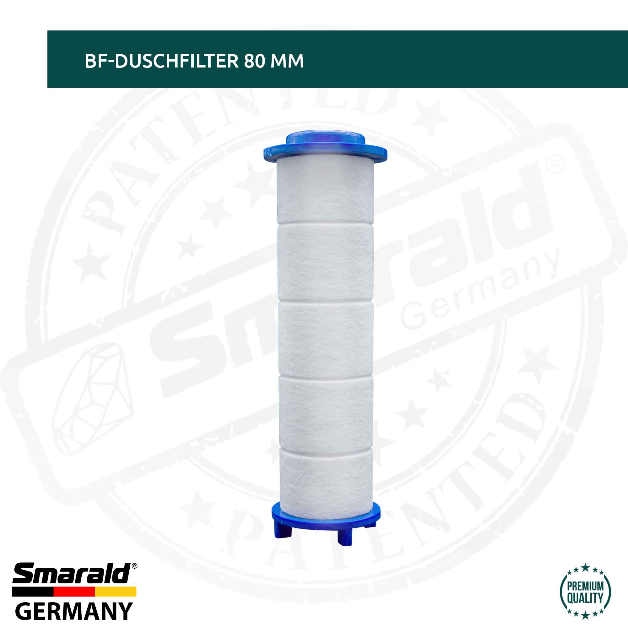 2-Stufen Brausefilter 80 mm, Ø 24 mm
