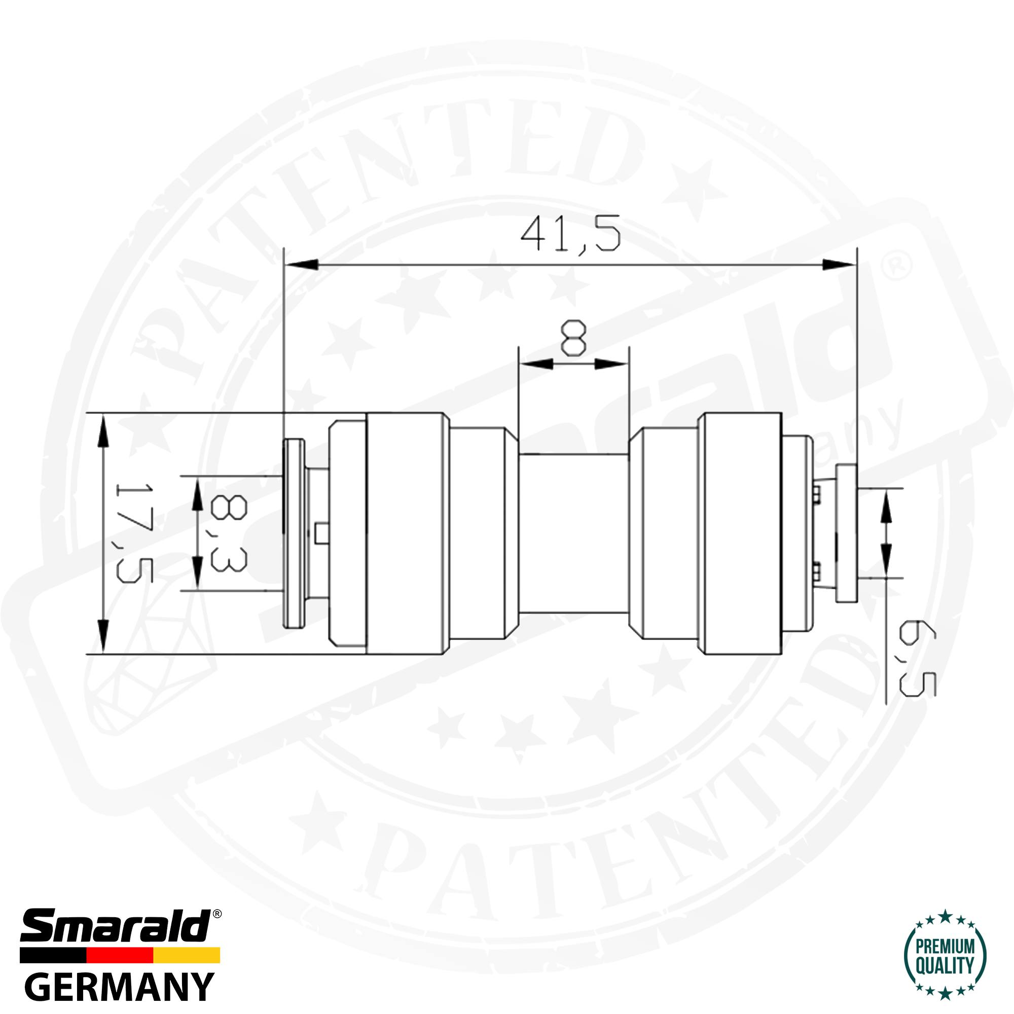 Straight connector Quick&Easy