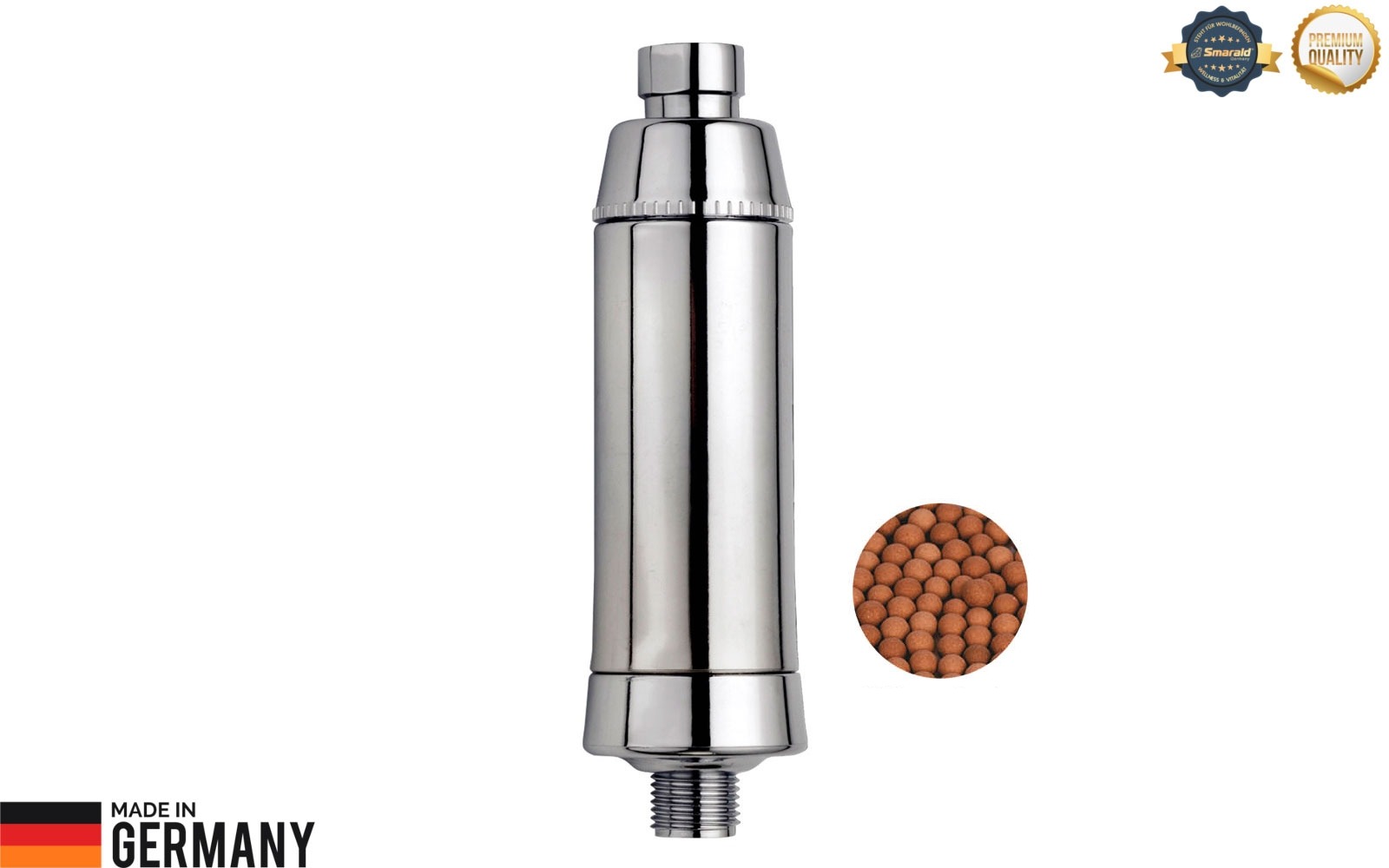 Smarald® Universal-Duschfilter mit Mineralfüllung