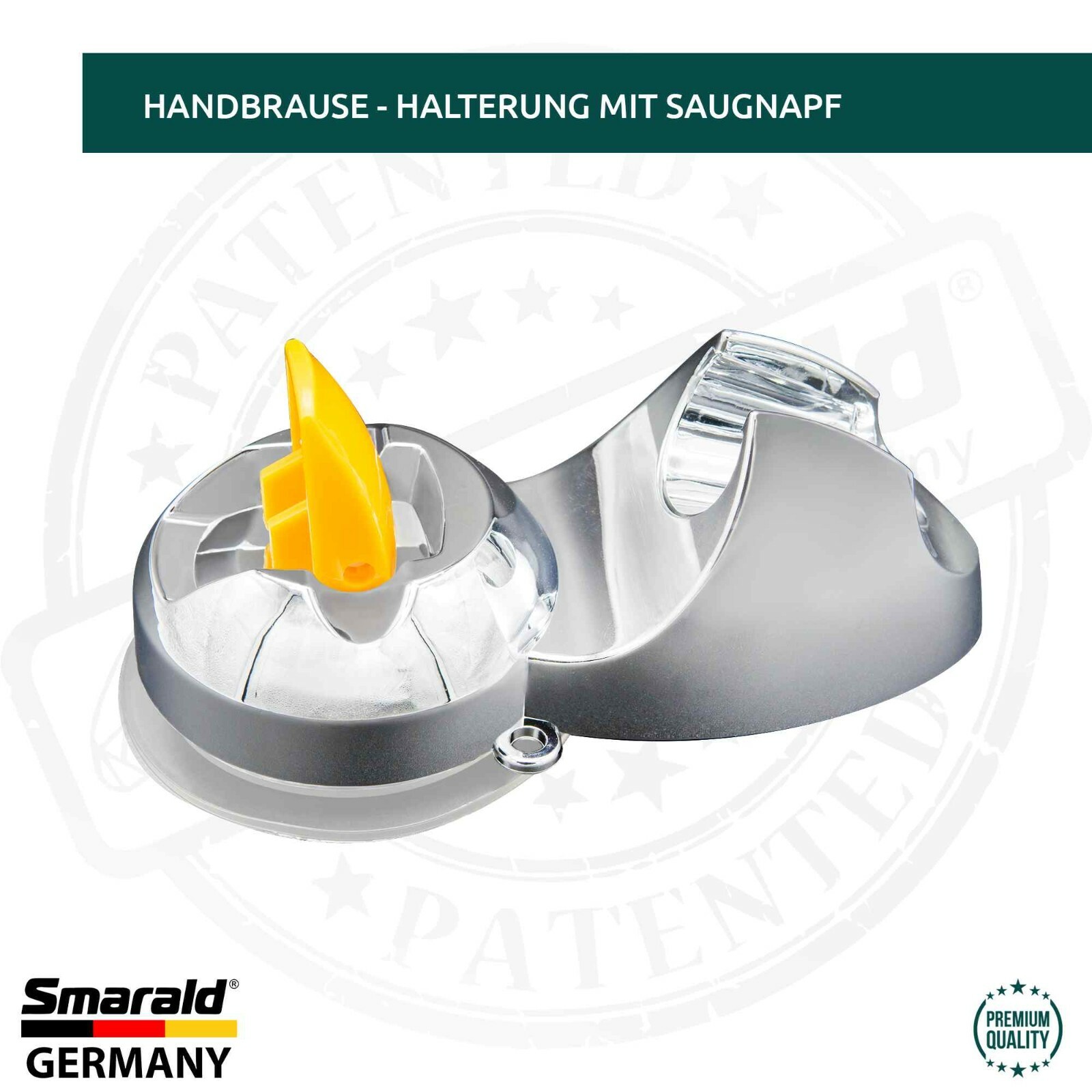 Duschkopf Halterung verstellbar Handbrausehalterung mit Saugnapf für die Wand