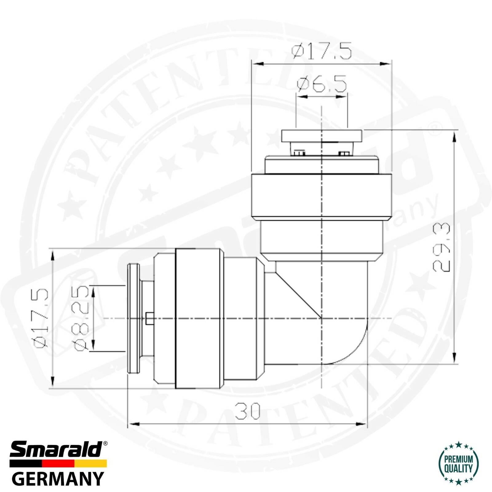 L Connector Fitting Adapter (Series 004)