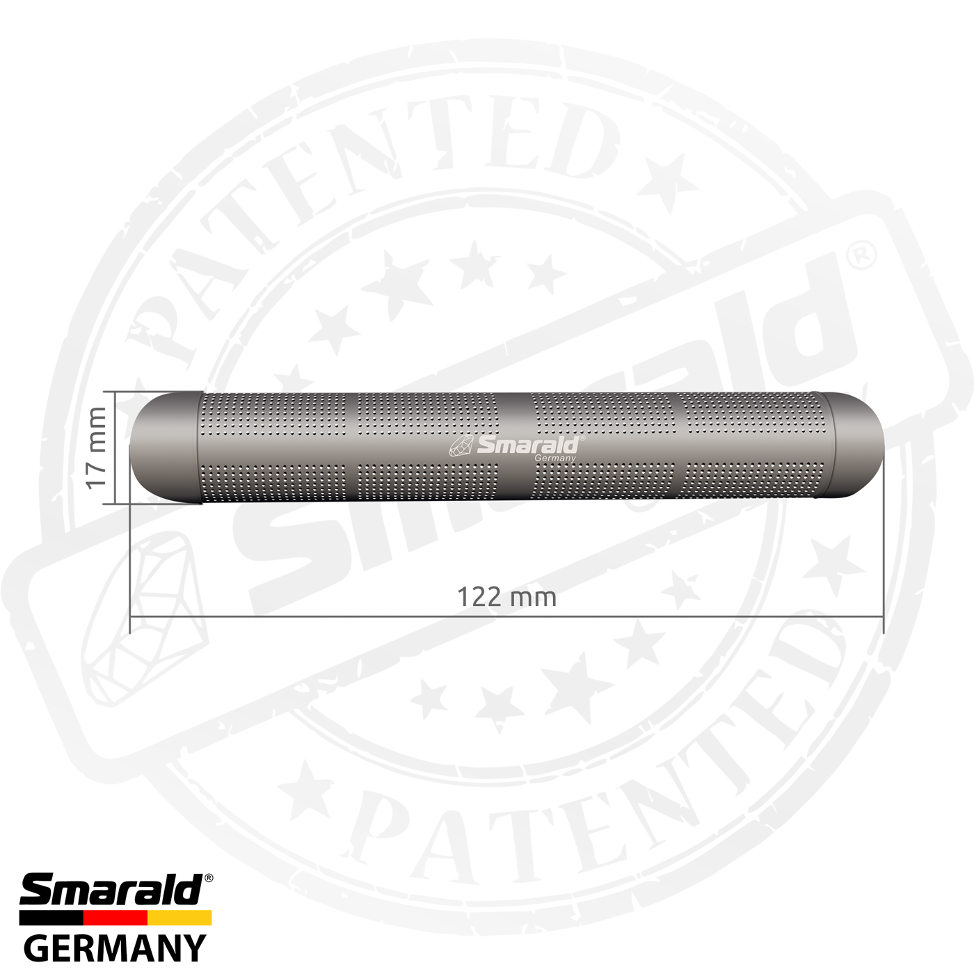 Mineralstick für Trinkwasser aus Edelstahl von Smarald®