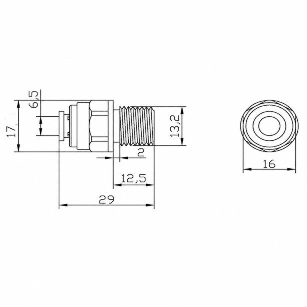 Dişli bağlantı parçaları 1/4" AG × Quick&Easy 6,5 mm – 2'li set