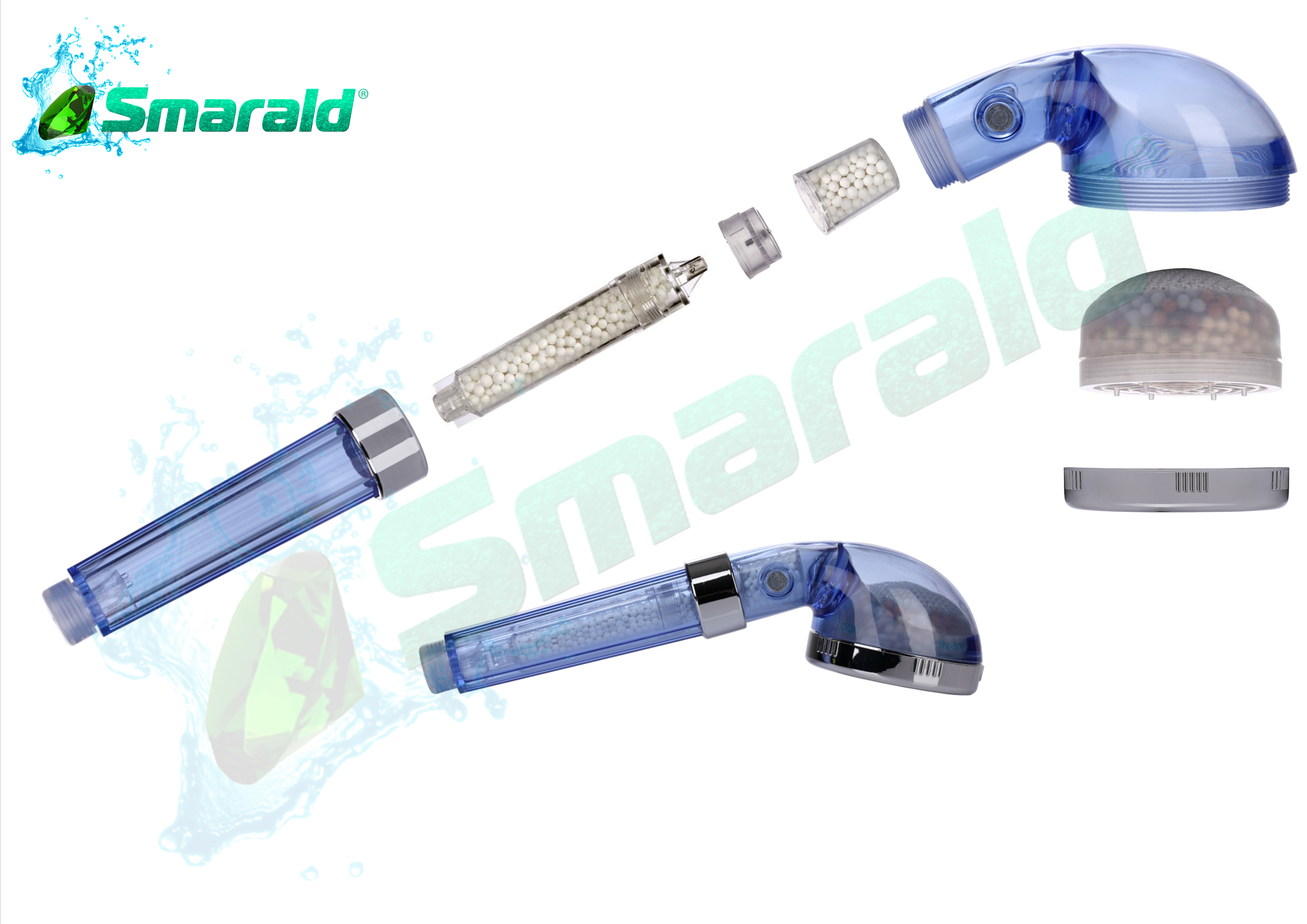 Duschkopfring für Smarald® Wellness Duschkopf