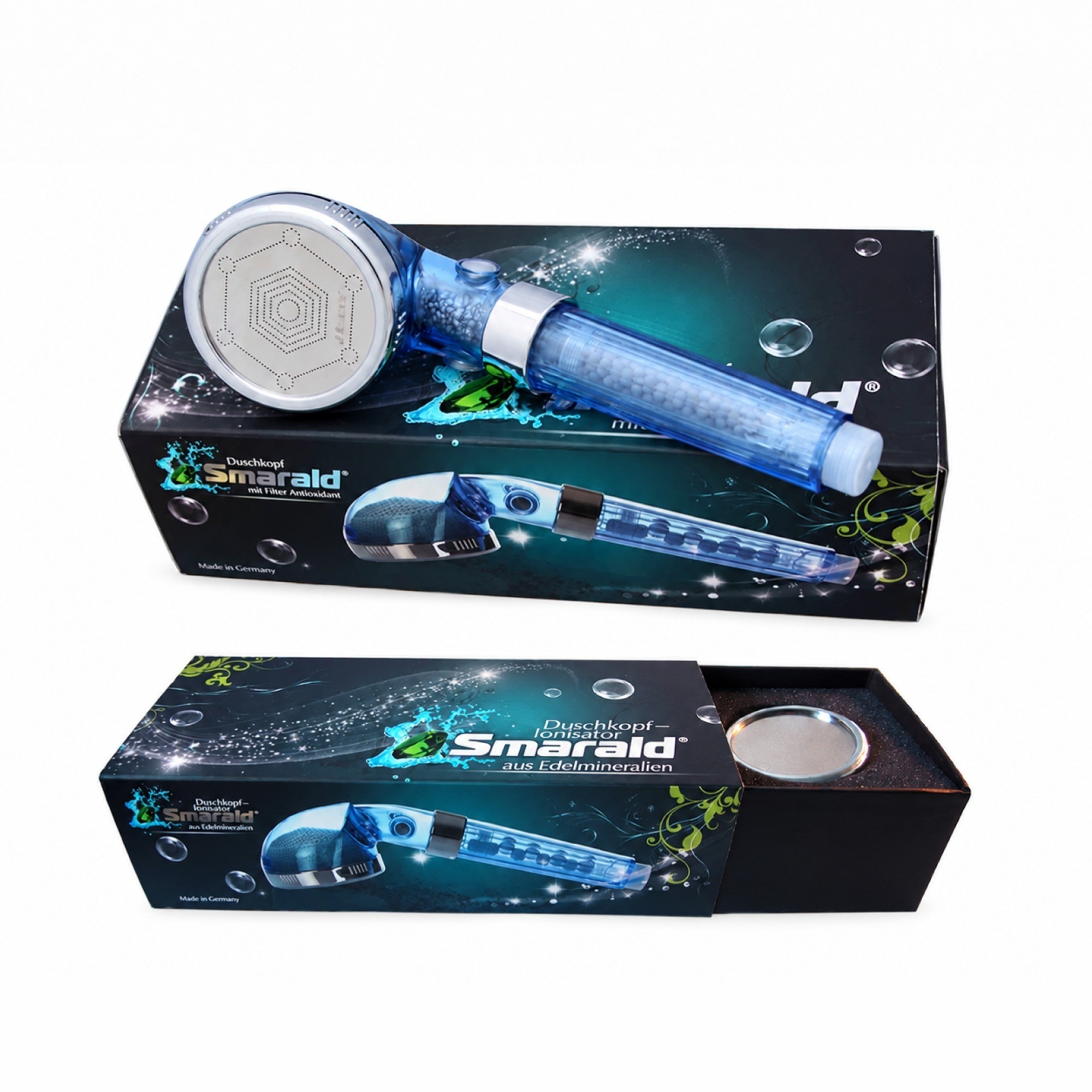 Smarald® Wellnessbrause mit 3-stufigem Mineralfilter