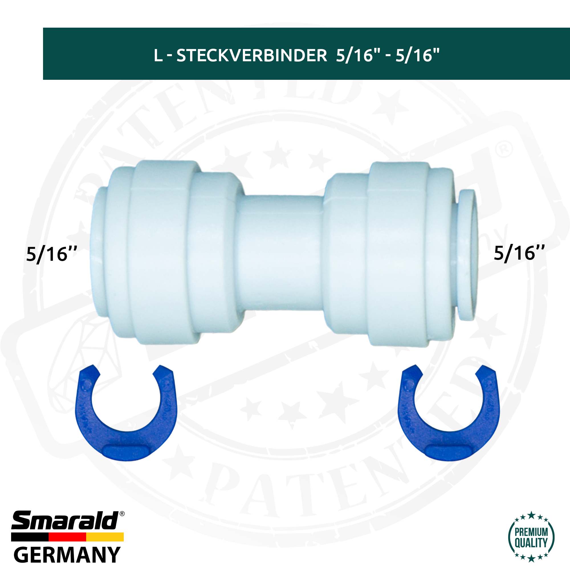 Gerader Steckverbinder Quick&Easy