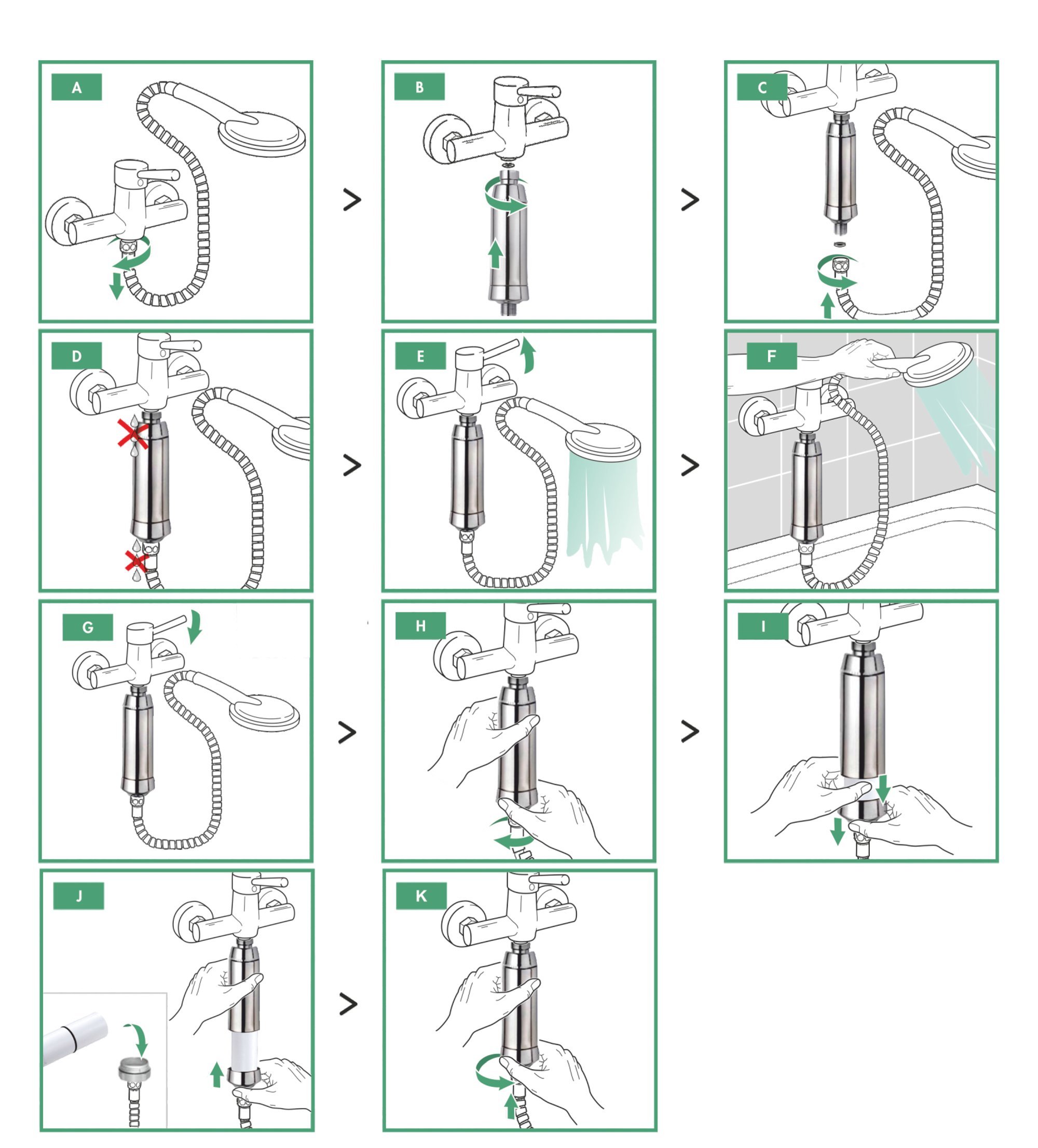 Anti-Chlor Ersatzfilter für Smarald® Duschfilter