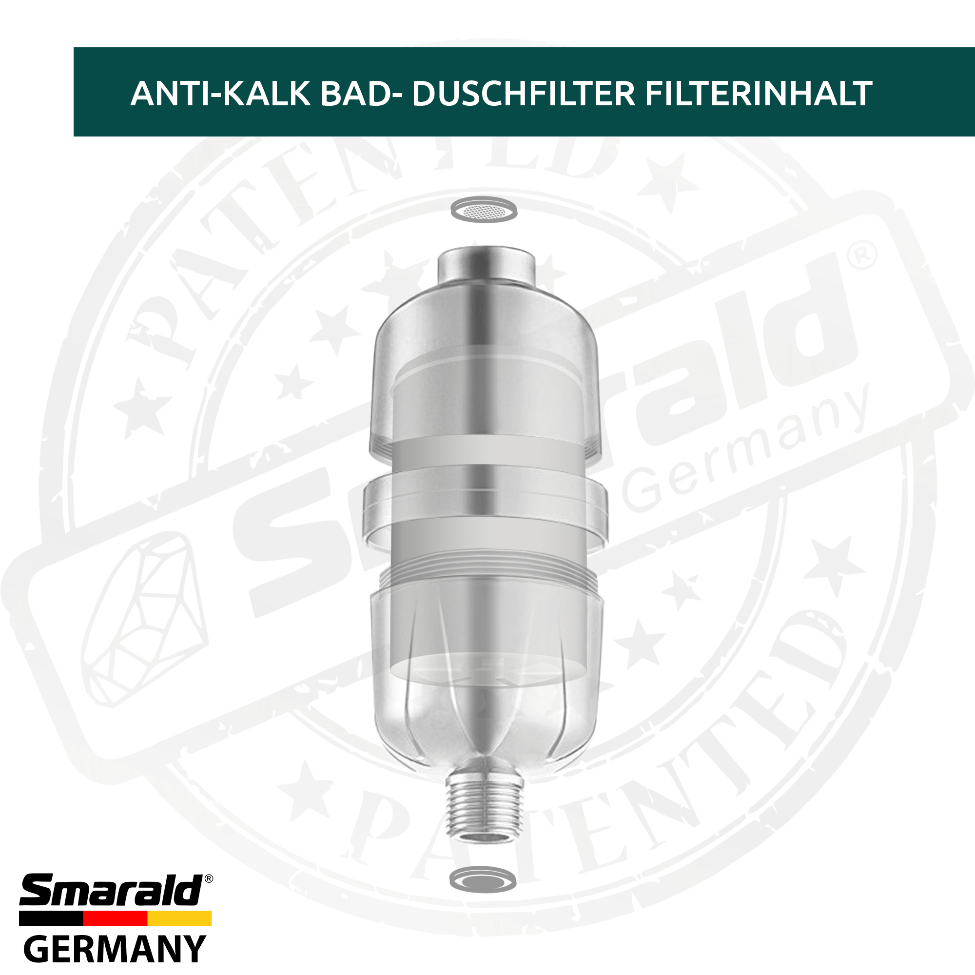 Universal-Duschfilter DF-005 mit Mineralfüllung