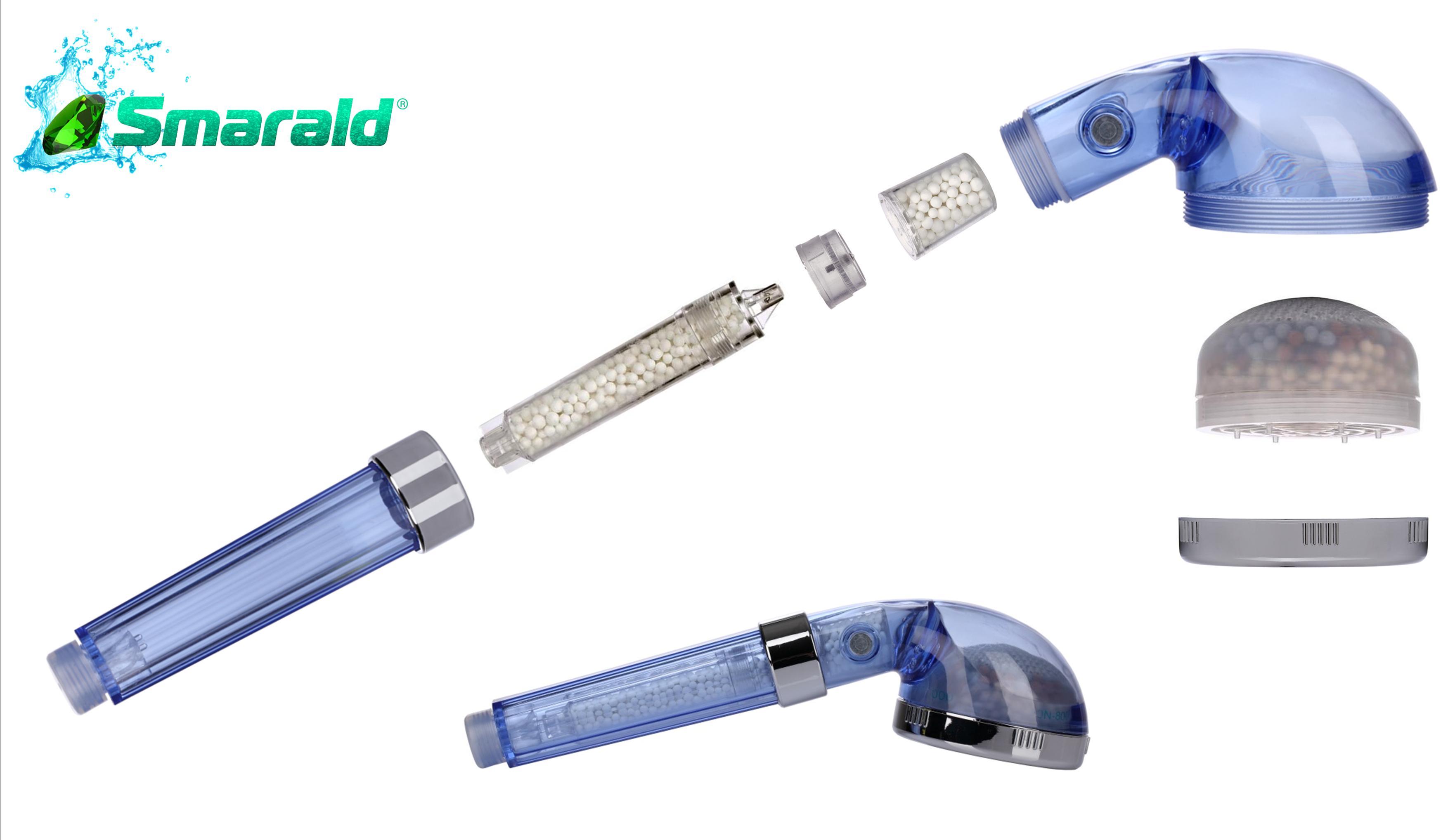 Smarald® Wellnessbrause + Ersatzfilterset (Spar-Set)