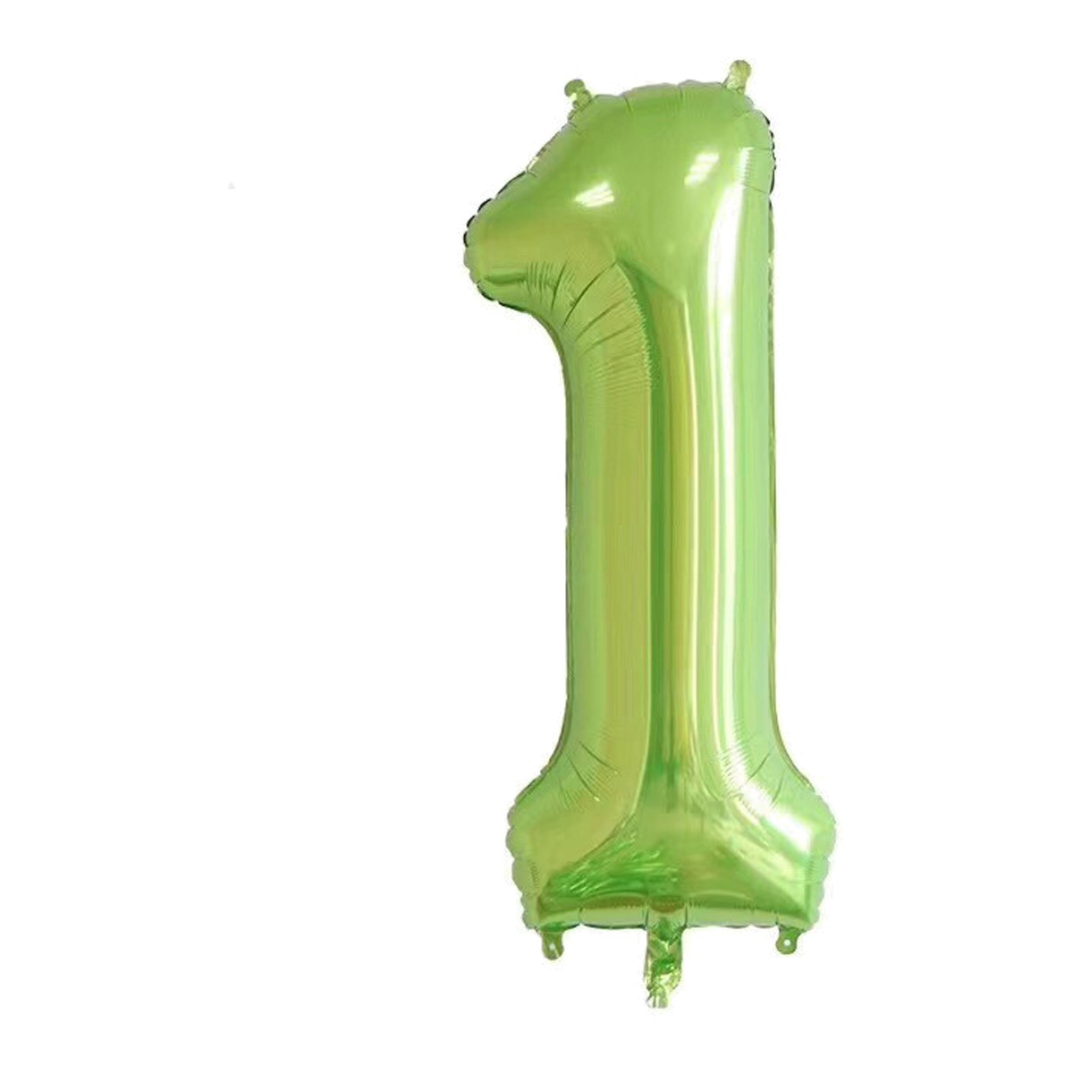 Folienballon Zahl 0–9, grün, XXL 90 cm