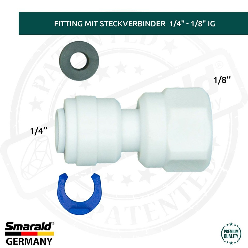 Gerader Steckverbinder mit Innengewinde (IG)