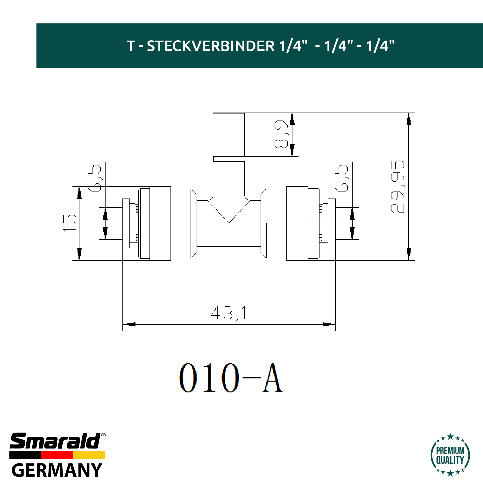 T-Steckverbinder Fitting