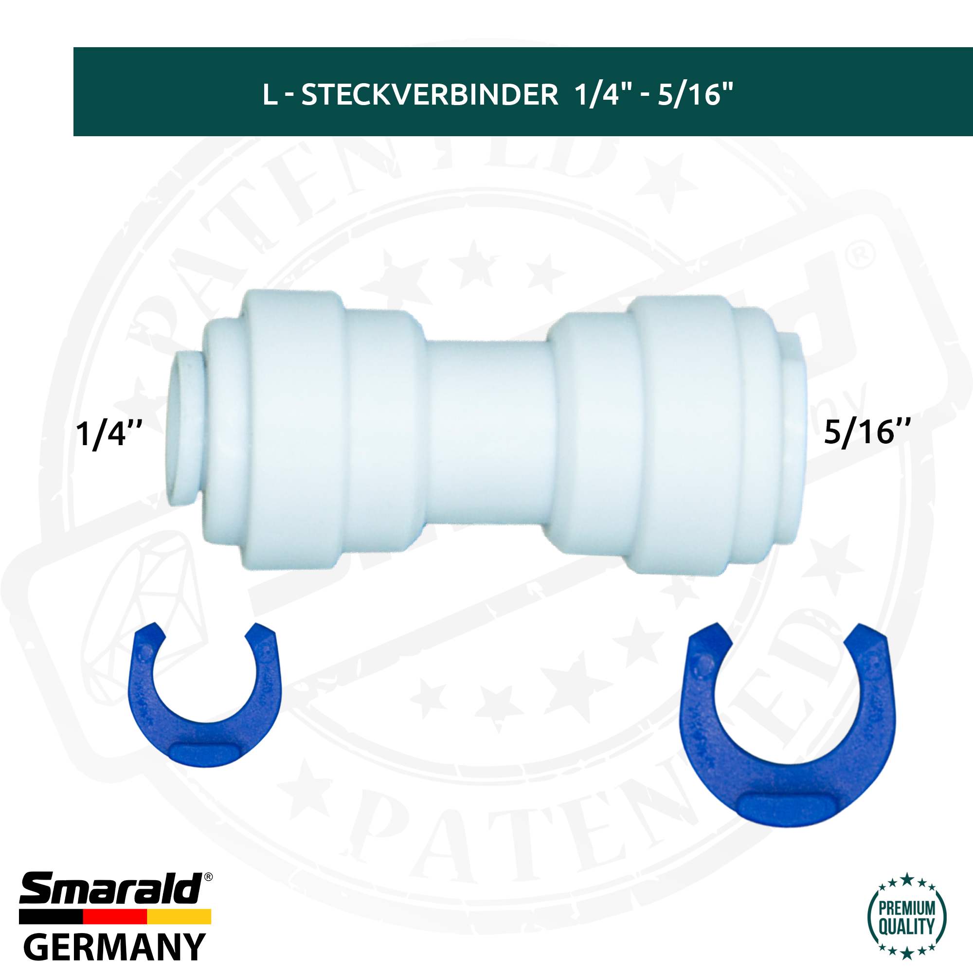 Straight connector Quick&Easy
