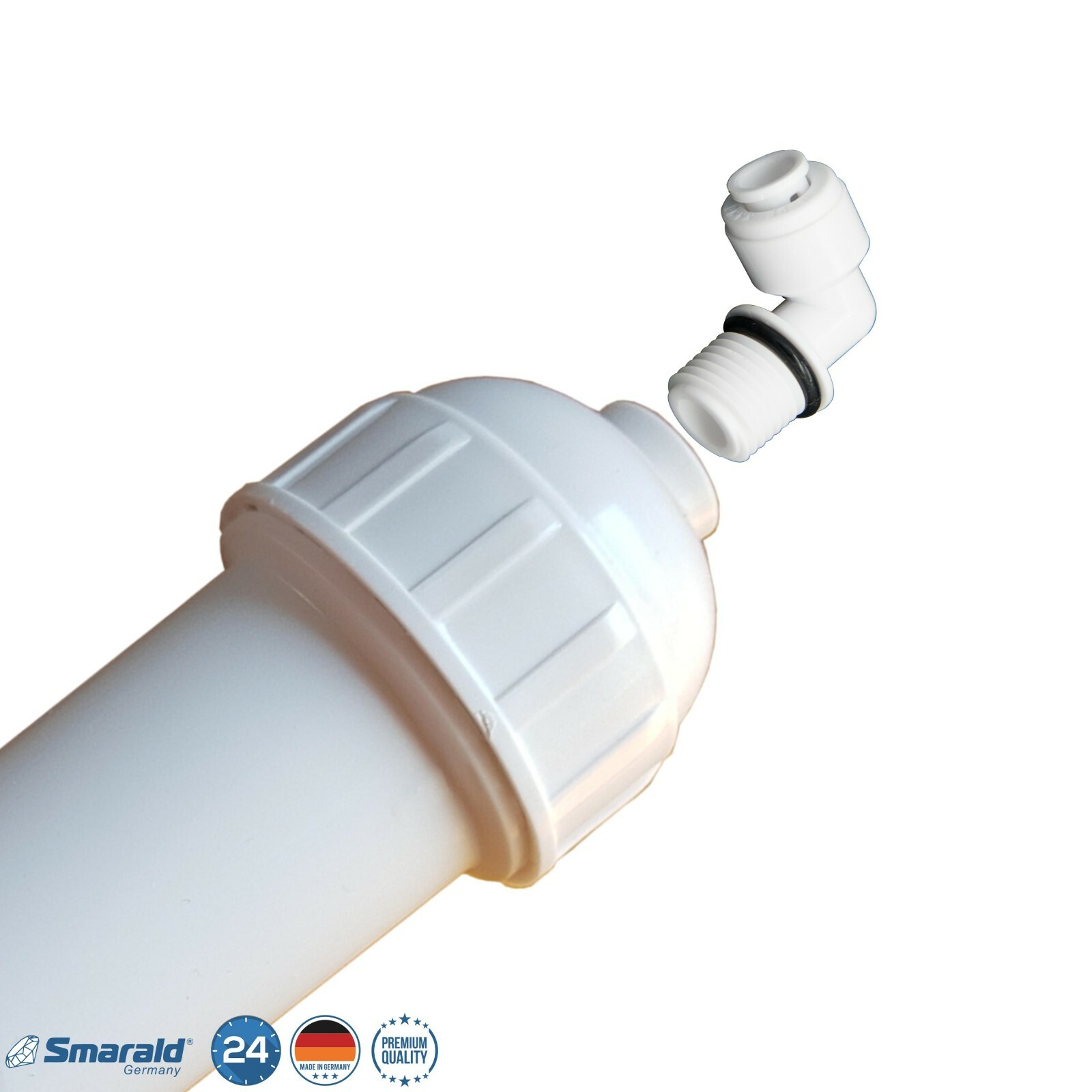 Gewinde-Fittings 1/4" AG × Quick&Easy 6,5 mm – 2er-Set