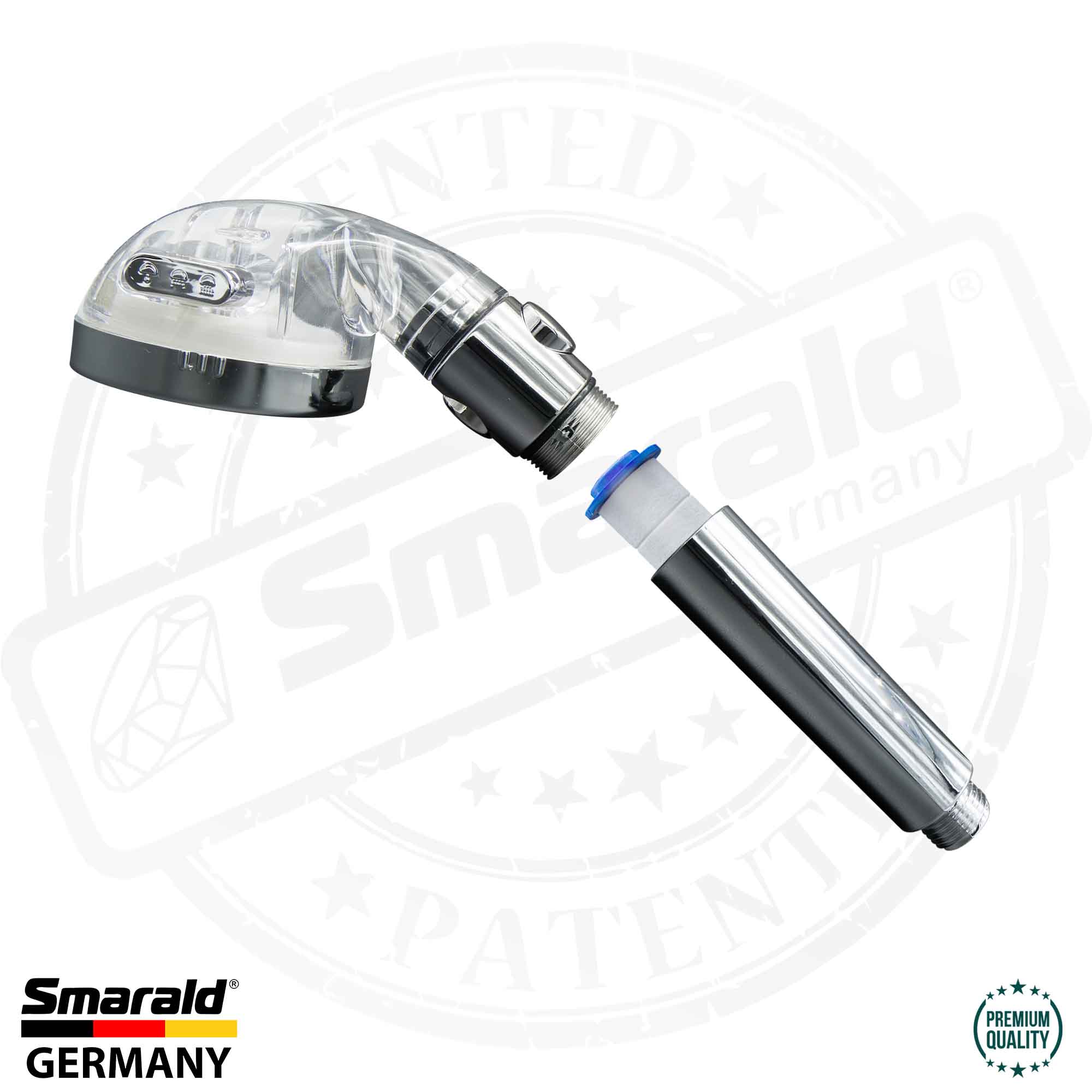 2-Stufen Brausefilter 80 mm, Ø 24 mm