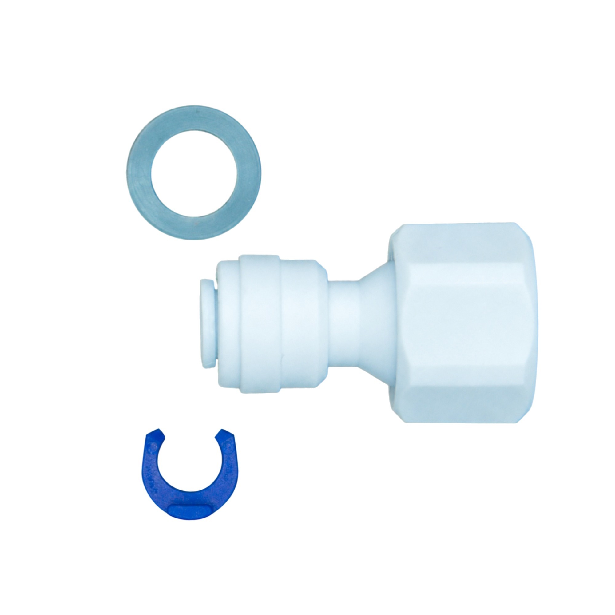 Steckverbinder Schlauch 1/4" Quick&Easy x 3/8" IG für Umkehrosmose Wasserfilter Aquarium