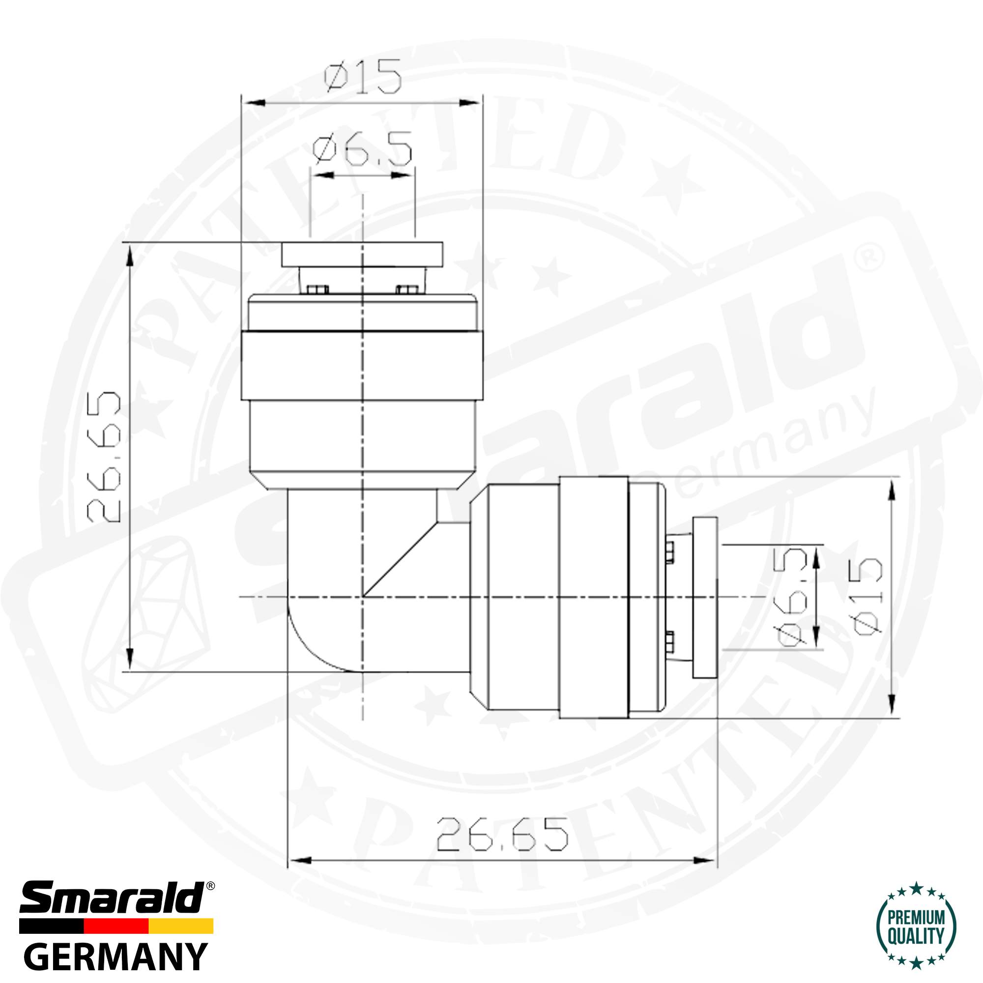 L-Steckverbinder Fitting Adapter (Serie 004)