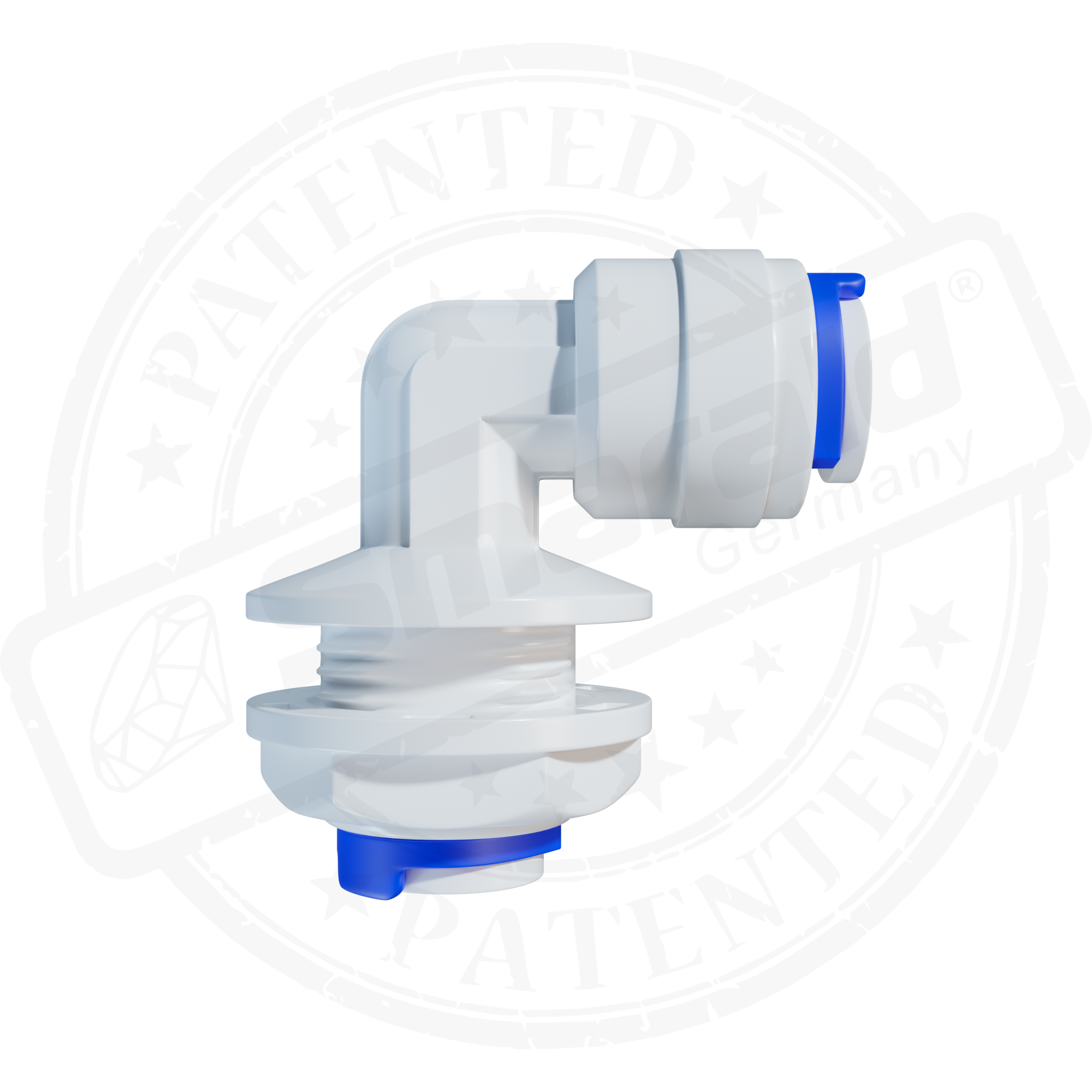 1/4 Zoll Winkelanschluss mit Gewinde – Schlauchverbinder für Osmoseanlage & Wasserfilter