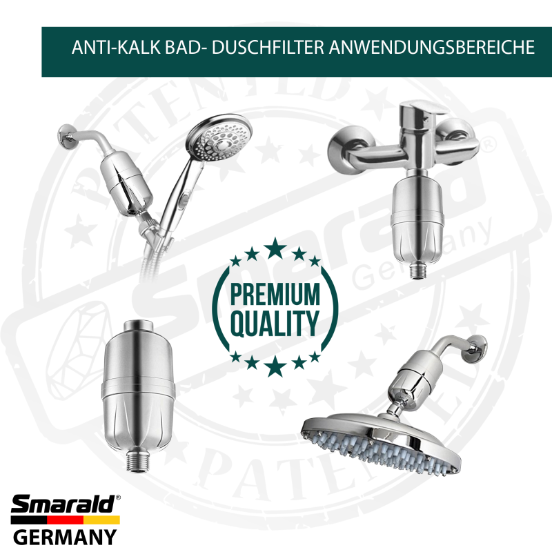 Smarald® Anti-Kalk Duschfilter DF-02