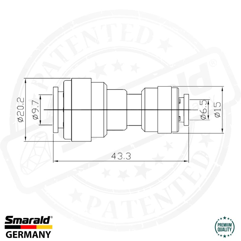 Steckverbinder Quick&Easy 3/8